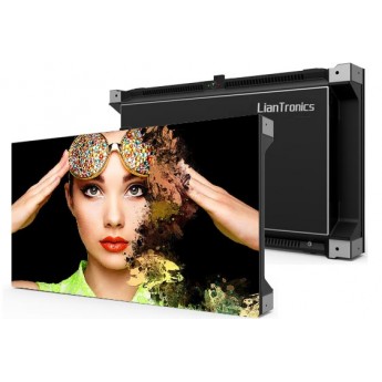 Светодиодный экран, внутреннее применение, малый шаг пикселя 0,9 мм, фронтальный доступ, размер панели 600х337,5х76 мм LIANTRONICS VA0.9