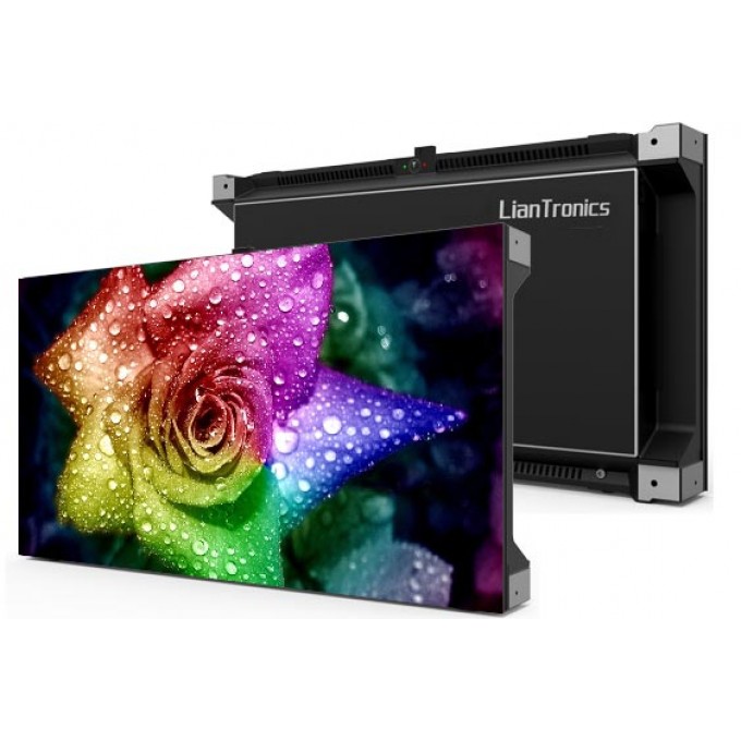 Светодиодный экран, внутреннее применение, малый шаг пикселя 1,2 мм, фронтальный доступ, размер панели 600х337,5х76 мм LIANTRONICS VA1.2
