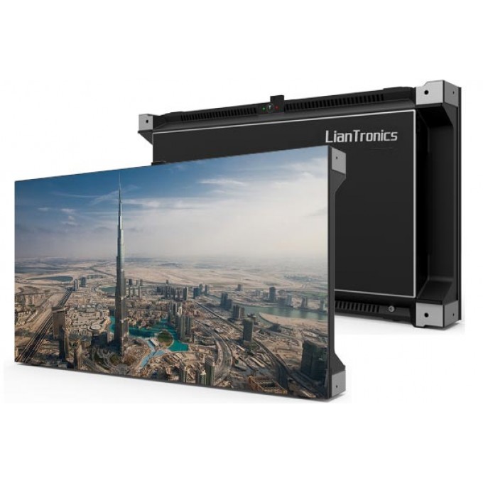 Светодиодный экран, внутреннее применение, малый шаг пикселя 1,8 мм, фронтальный доступ, размер панели 600х337,5х76 мм LIANTRONICS VA1.8