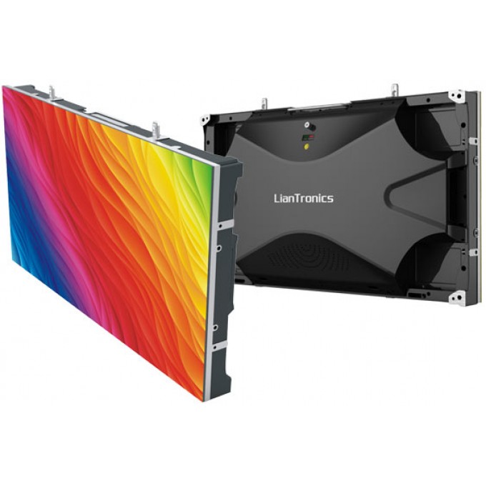 Светодиодный экран, внутреннее применение, малый шаг пикселя 1,2 мм, фронтальный доступ, размер панели 650x365x88 мм LIANTRONICS VL1.2