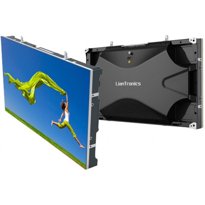 Светодиодный экран, внутреннее применение, малый шаг пикселя 1,6 мм, фронтальный доступ, размер панели 650x365x88 мм LIANTRONICS VL1.6
